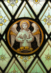 Detail of Stained Glass, St Michael's Church, Shirley, Derbyshire
