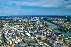 Blick über das "flache" Frankfurt