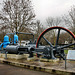 Historische Verbunddampfmaschine am Wasserkraftwerk (Mülheim an der Ruhr) / 18.01.2021