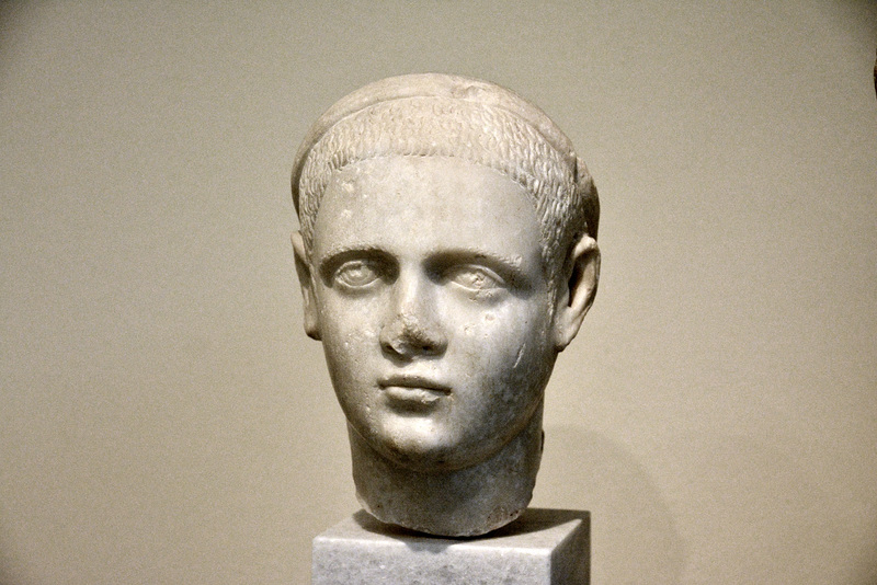 Athens 2020 – National Archæological Museum – Portrait head of an ephebe