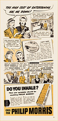 Phillip Morris Cigarette Ad, 1951