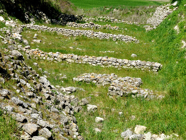 Troy- Houses in Schliemann's Trench