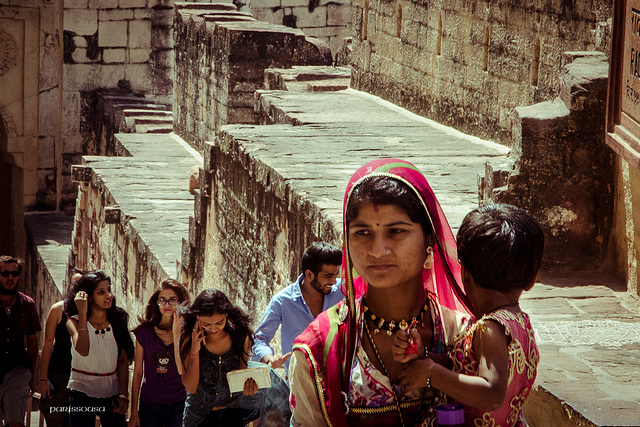 Fuerte Meherangarh, siglo XV. Jodhpur, Rajastan, India