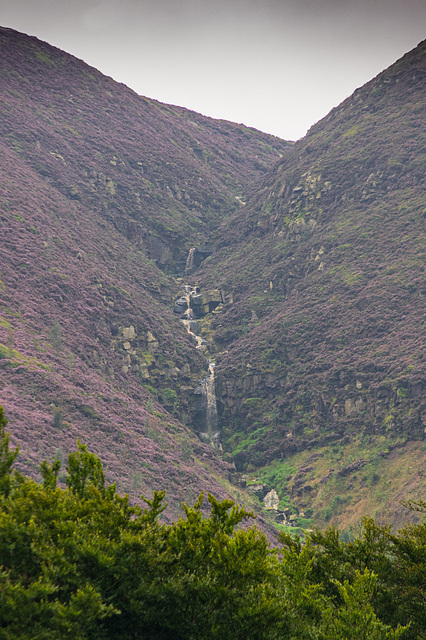 Shining Clough waterfall