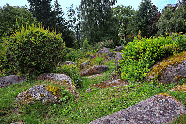 Steingarten im Kurpark  Schierke