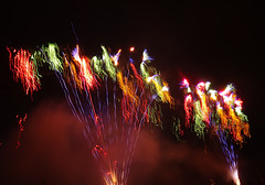 Ein Feuerwerk zum Abschluß vom Kleinen Fest im großen Garten