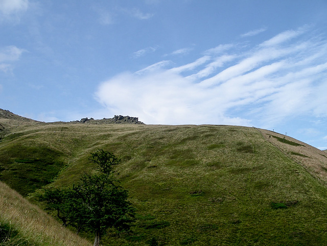 Across the valley to the Woolpacks (Rock formation)