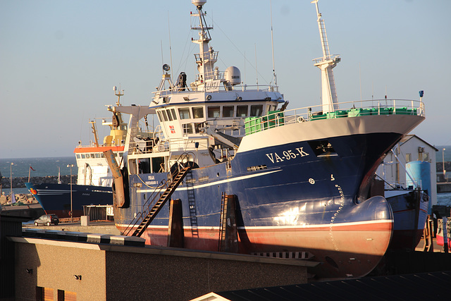 im Fischereihafen Hirtshals