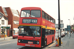 Borehamwood Travel (BTS) H145 GGS in Borehamwood – 25 Jun 1992 (165-28)