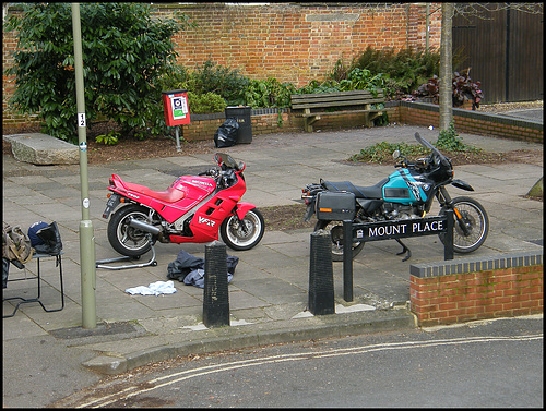 Mount Place motor bikes