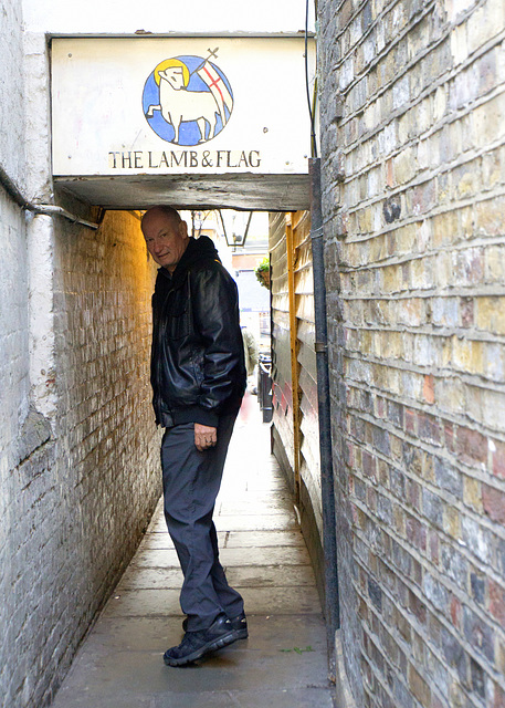 Alleyway to pub