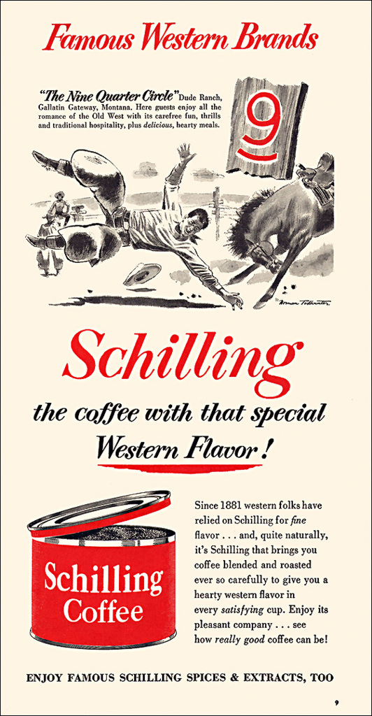 Schilling Coffee Ad, 1955