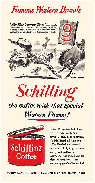 Schilling Coffee Ad, 1955