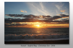 Seaford Bay sunset - 24.12.2014