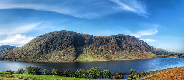 Mellbreck over Crummock Water Panorama