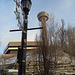 Tour et lampadaire étoilé / Tower and starry lamp post