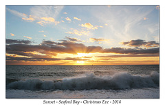 Seaford Bay sunset - 24.12.2014