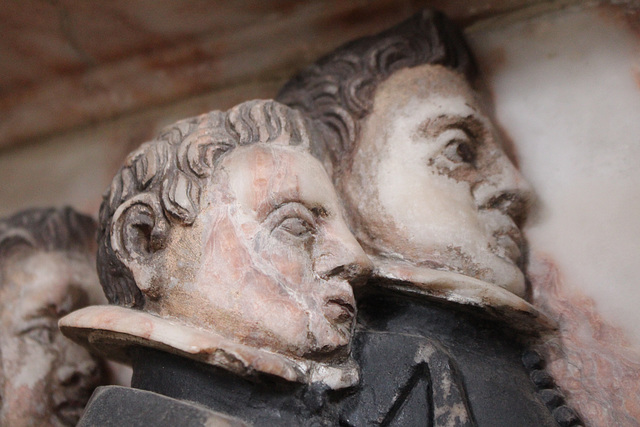 Memorial to Sir William Wentworth 1562-1614 and wife Anna 1611, Old Holy Trinity Church, Wentworth, South Yorkshire