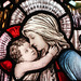 Detail of Bromsgrove Guild Stained Glass, now at Hartlebury Castle, Worcestershire