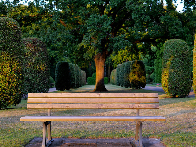 A bench on a cemetery - Holy Bench Monday!