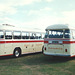 Bristol Greyhound 2148 (FHW 154D) and 2150 (FHW 156D) at Showbus, Duxford – 21 Sep 1997 (373-01)