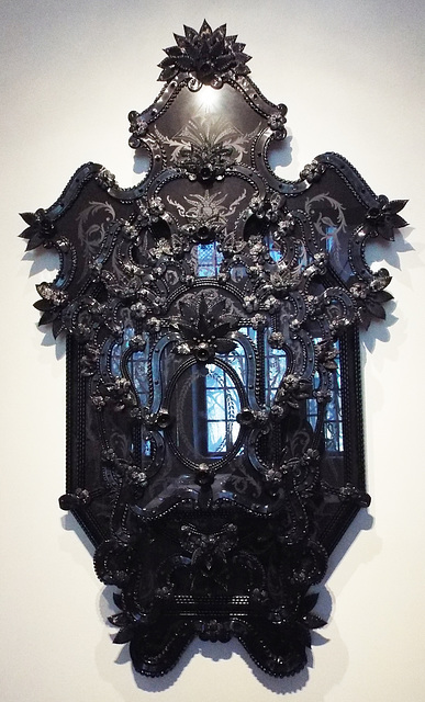 Iago's Mirror by Fred Wilson in the Boston Museum of Fine Arts, January 2018