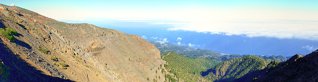 Unterwegs zum Roque de los Muchachos. Die Nordküste von La Palma. ©UdoSm