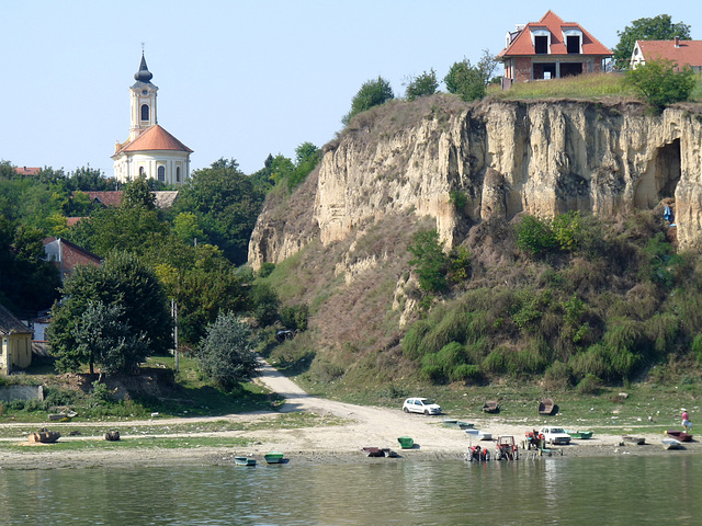 Sandstone Cliff on the Danube