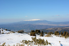 Bulgaria, Mt. Vitosha (2290m) taken from the Slopes of the Rila Ridge