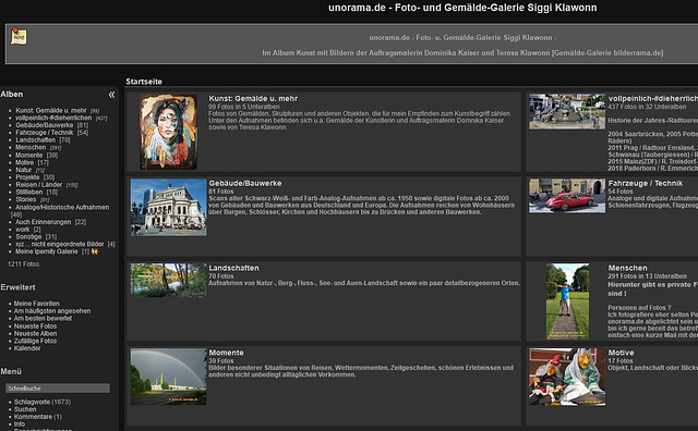 unorama.de - Foto- und Gemälde-Galerie Siggi Klawonn