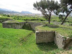 Salona : muraille nord.