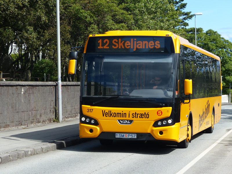 Strætó no. 317 in Reykjavik - 19 June 2017