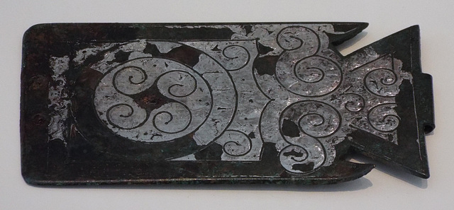 Vaccaei Bronze Belt Buckle in the Archaeological Museum of Madrid, October 2022
