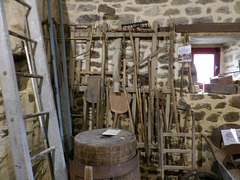 L’intérieur du moulin du Prat à la Vicomté sur Rance (22)