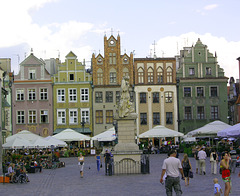 Am Rathausmarkt in Posen