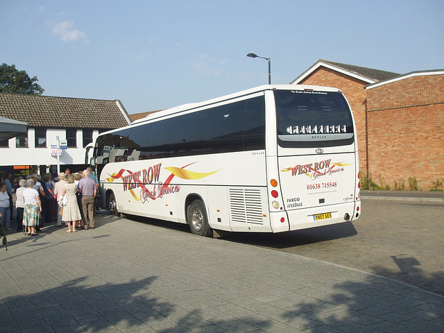DSCF5063 West Row Coach Services YN57 AEV at Mildenhall - 8 Sep 2016 DSCF5063 West Row Coach Services YN57 AEV at Mildenhall - 8 Sep 2016