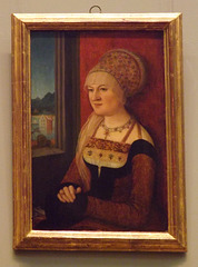 Portrait of a Woman by Bernhard Strigel in the Metropolitan Museum of Art, February 2014