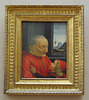 Portrait of an Old Man and a Young Boy by Ghirlandaio in the Louvre, June 2014