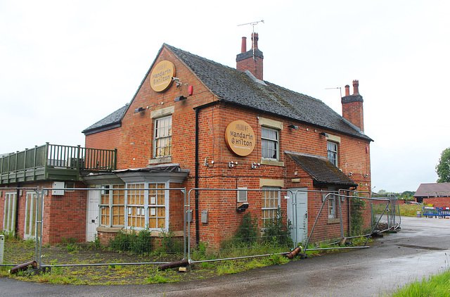 Awaiting Demolition, Former White Swan Inn, Egginton Road, Hilton, Derbyshire