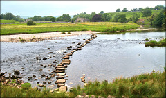 Linton Stepping Stones and Church Linton Stepping Stones and Church