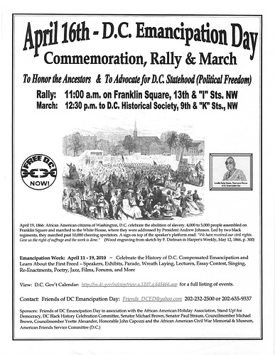16April2010.DC.EmancipationDay.Flyer