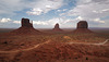 Monument Valley, West Mitten Butte, East Mitten Butte, and Merrick Butte