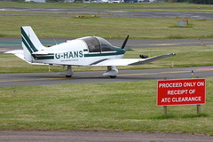 G-HANS at Gloucestershire Airport - 20 August 2021