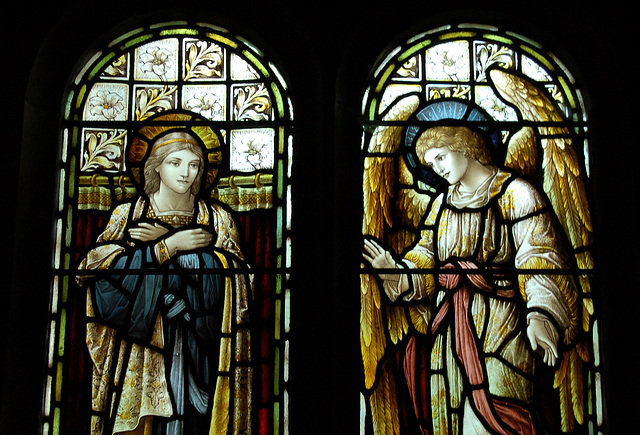 Stained Glass, Great Longstone Church, Derbyshire