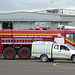 Fire Vehicles at Gloucestershire Airport - 20 August 2021