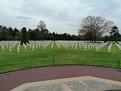 Ein Soldatenfriedhof in der Normandie
