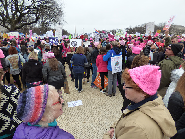 hail all the grandmas in knit caps who (still) protest