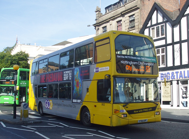 DSCF4756 Nottingham City Transport 912 (YT61 GPF) - 13 Sep 2018