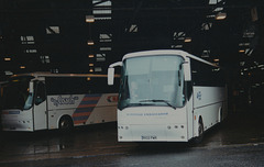 Bruce Coaches (National Express contractor) R102 PWR and X20 NAT in Birmingham – 27 Feb 2001 (459-19)