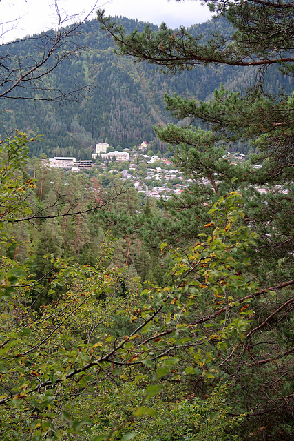 Borjomi in the distance